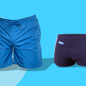Blauwe Zwembroek