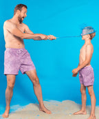 Sea'sons Liquid Lines Swimshort Purple Pink