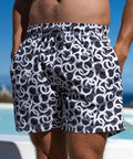 Sea'sons Pattern Swimshort Darkgrey