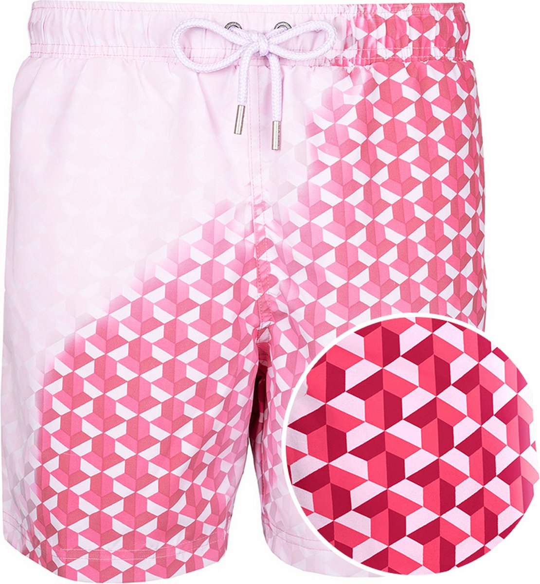 Sea'sons Swimshort Geometric Red