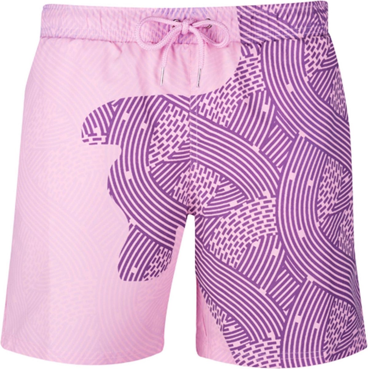 Sea'sons Liquid Lines Swimshort Purple Pink