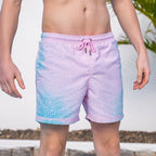 Sea'sons Swimshort Doodle Teal Pink