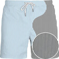 Sea'sons Striped Swimshort Dark Grey blue