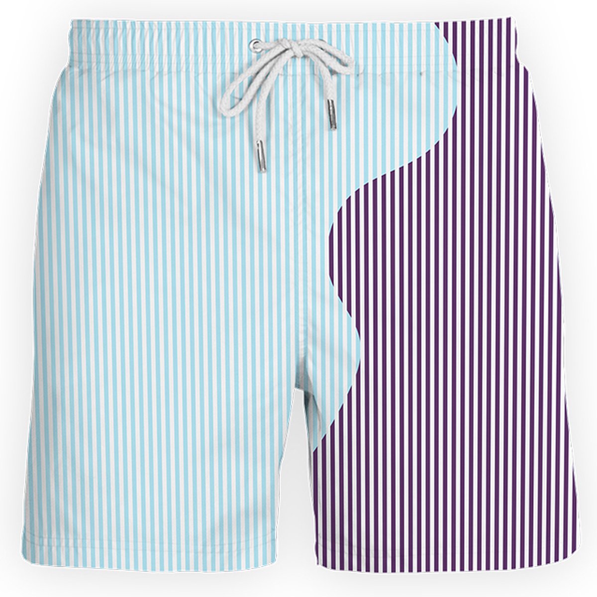 Sea'sons Striped Swimshort Cherry blue