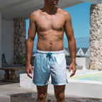 Sea'sons Striped Swimshort Blue White