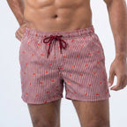 Swimshort Key Largo - Red/White