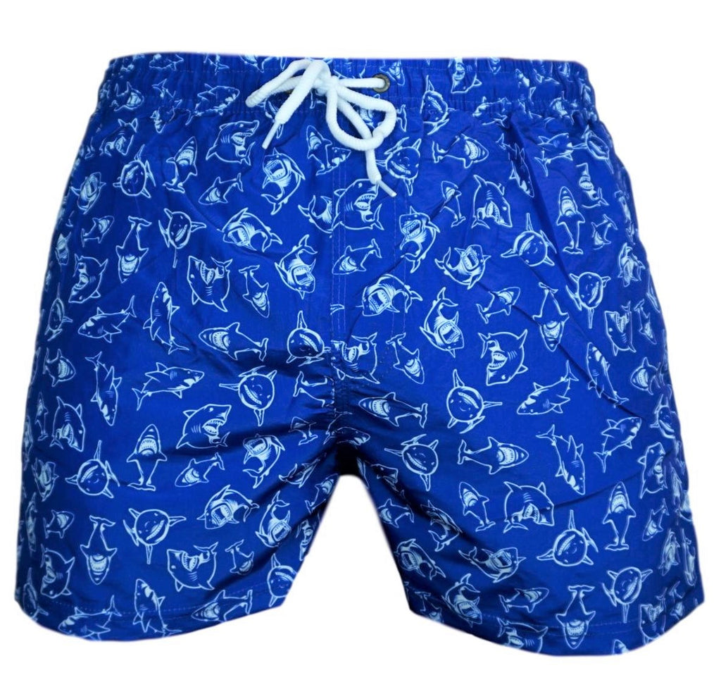 High-quality image of zwemshort sharks kobalt