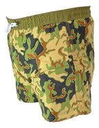High-quality image of zwemshort power kaki groen blauw