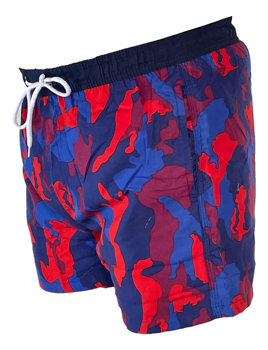 High-quality image of zwemshort power blauw rood