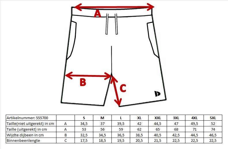 Donnay Performance Short Royal Blue