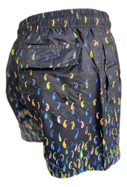 Zwemshort Black-druppel