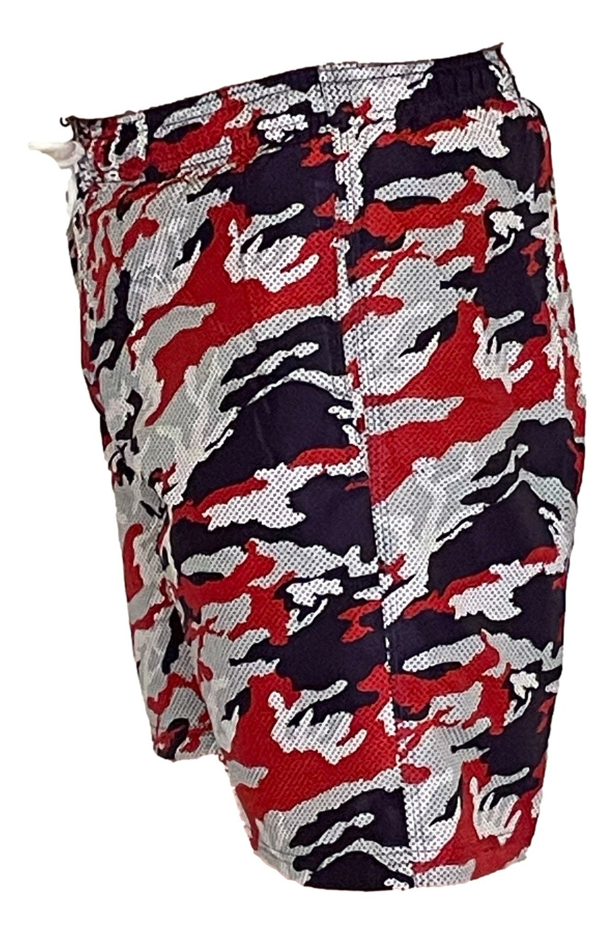 Zwemshort Camouflage Toscane rood