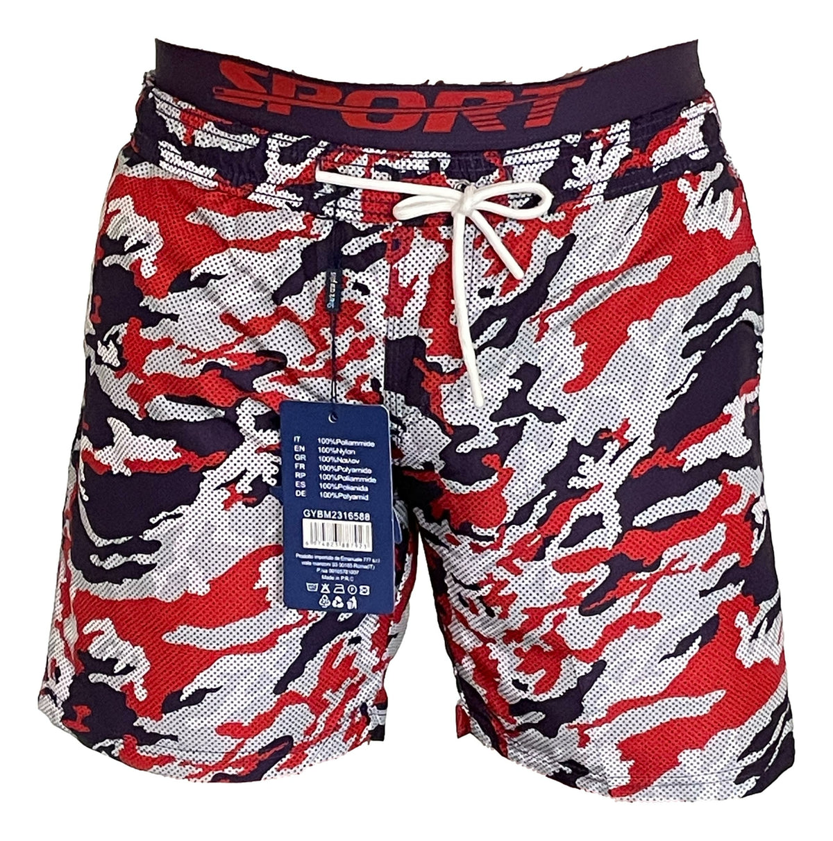 Zwemshort Toscane rood