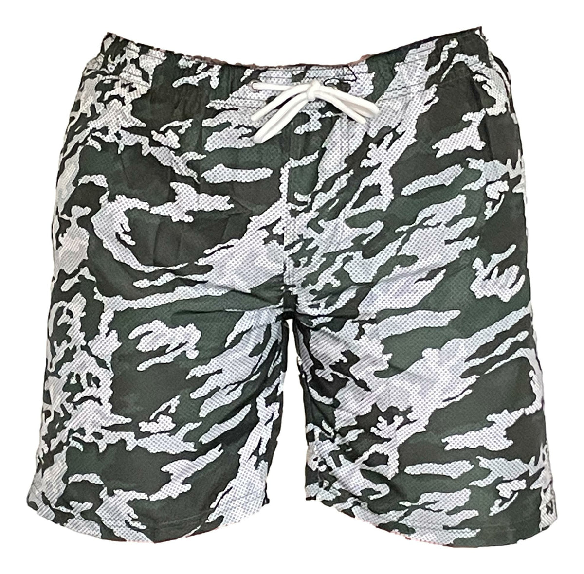 Zwemshort Camouflage Toscane groen