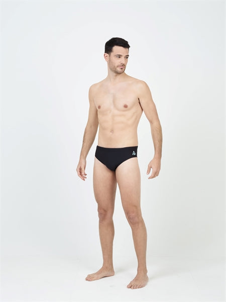 Essential zwemslip 8 CM - Black / Light Blue