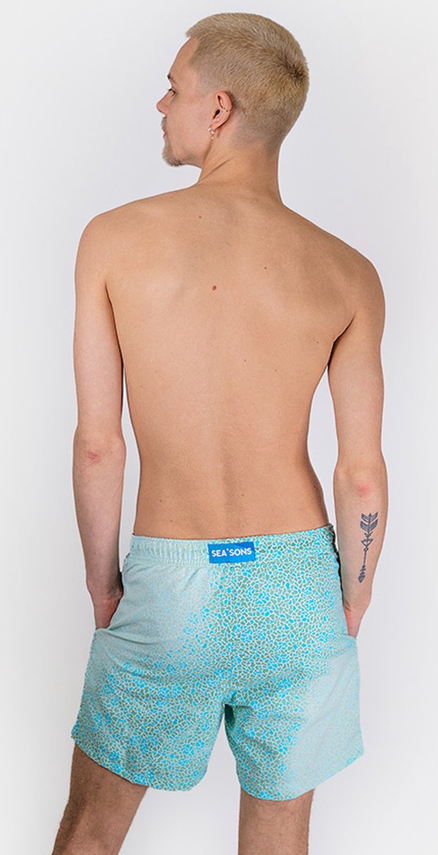 Sea'sons Mosaic Swimshort Mint Green
