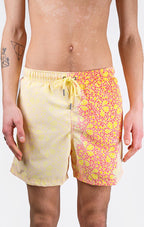 Sea'sons Mosaic Swimshort Yellow red