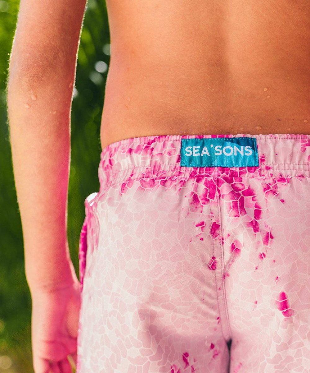 Sea'sons Mosaic Swimshort Pink