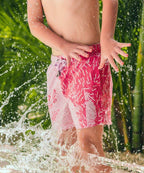 Sea'sons Swimshort Fingerprint Red