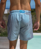 Sea'sons Striped Swimshort Dark Grey blue