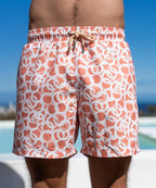 Sea'sons Pattern Swimshort Koraal