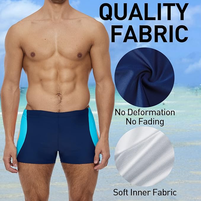 Zwemboxer Olaf Blauw/Oranje