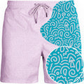 Sea'sons Swimshort Doodle Teal Pink