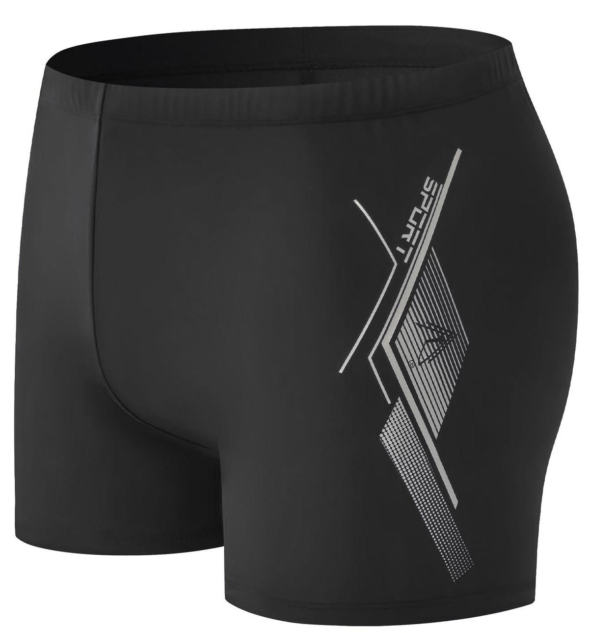 Venice zwemboxer Zwart/Grijs
